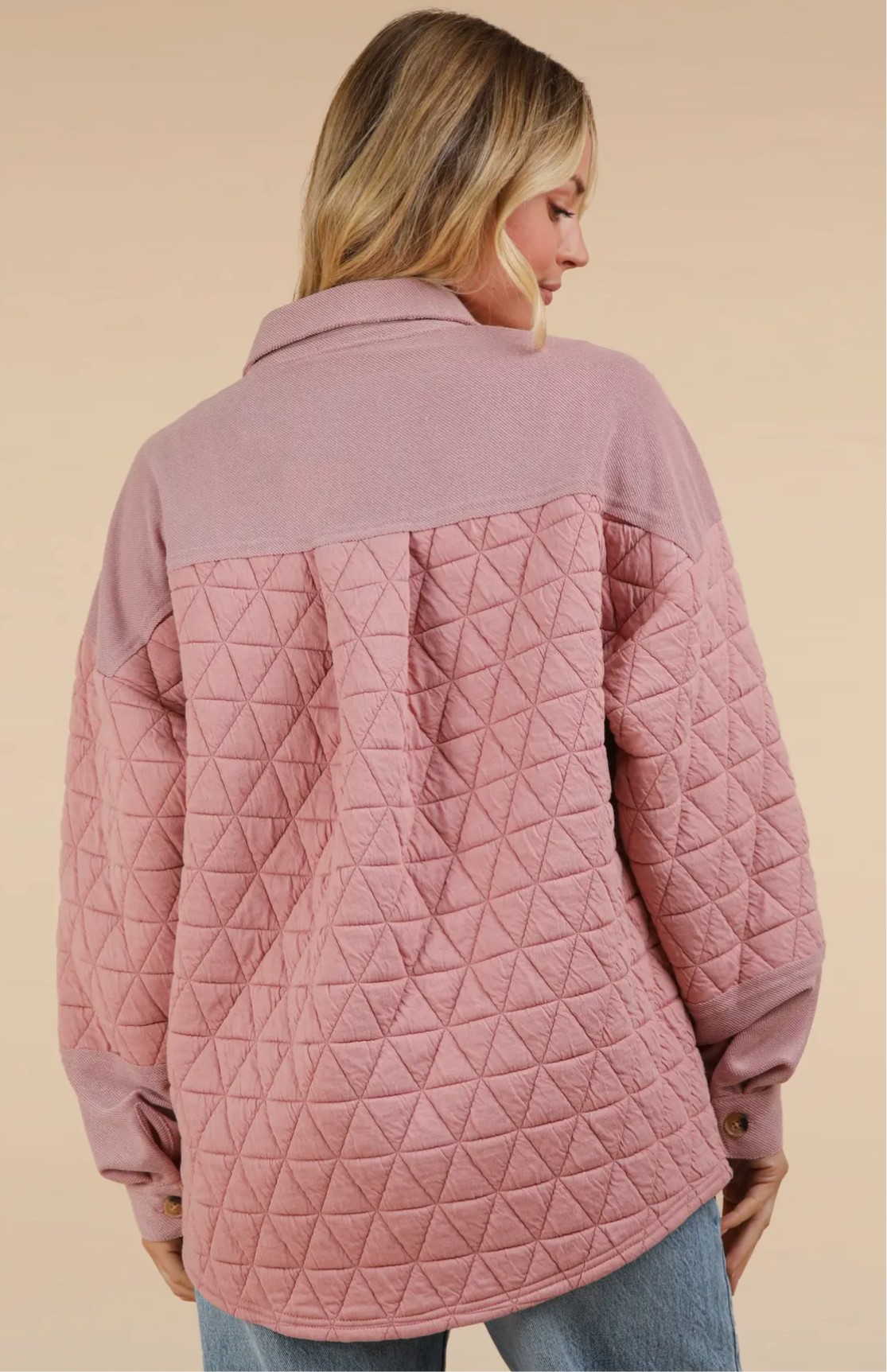 Oversized Quilted Shaket