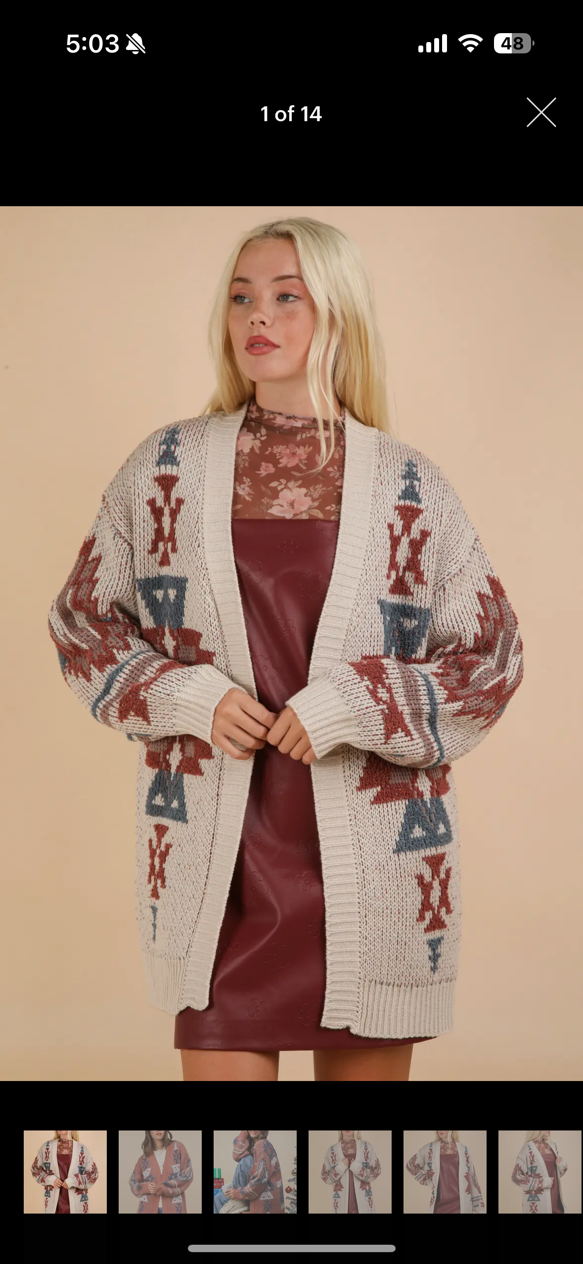 Aztec Cardigan